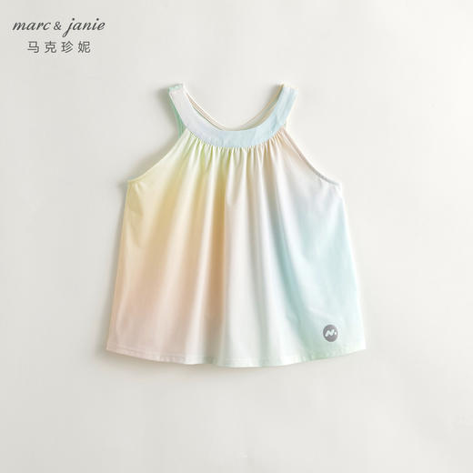 【凉感防晒】马克珍妮女童网球无袖运动背心2025年夏装新款551113 商品图0