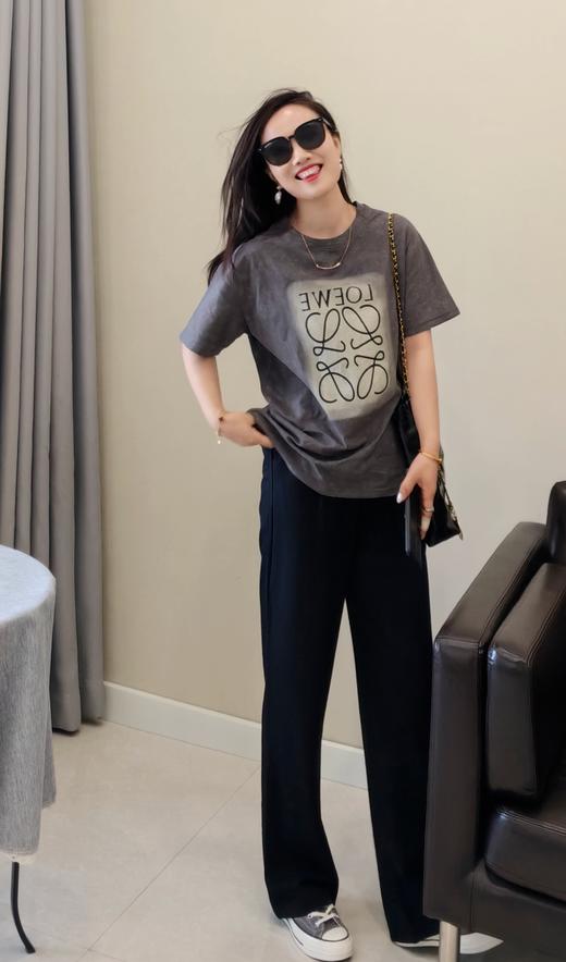 LOW极慵懒松弛晕染灰短袖 可配鲨鱼裤 商品图4