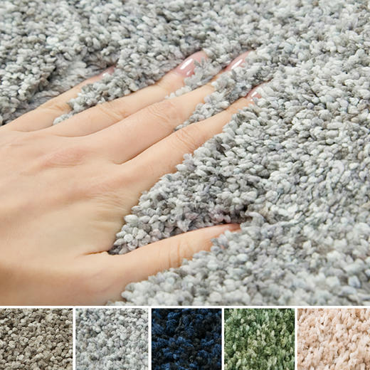 PB长毛绒地毯 素色 灰色 130x185 商品图9