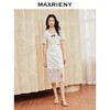 MAXRIENY精致复古黑白波点泡泡袖2024新款上衣女(货号:MS85TP052) 商品缩略图1