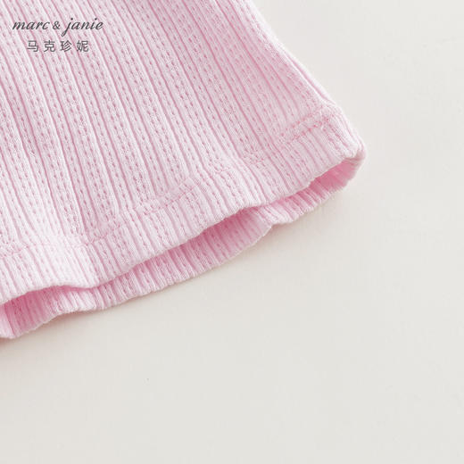 马克珍妮女童甜美花边领纯棉背心儿童上衣2024年夏装新款240727 商品图4