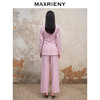 MAXRIENY芭蕾风粉色系带直筒西装裤23早秋藏肉显瘦阔腿休闲裤(货号:MS88PA537) 商品缩略图3