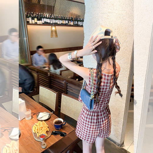 <曾小咸推荐> 【心动棋盘格】红格子套装 商品图3