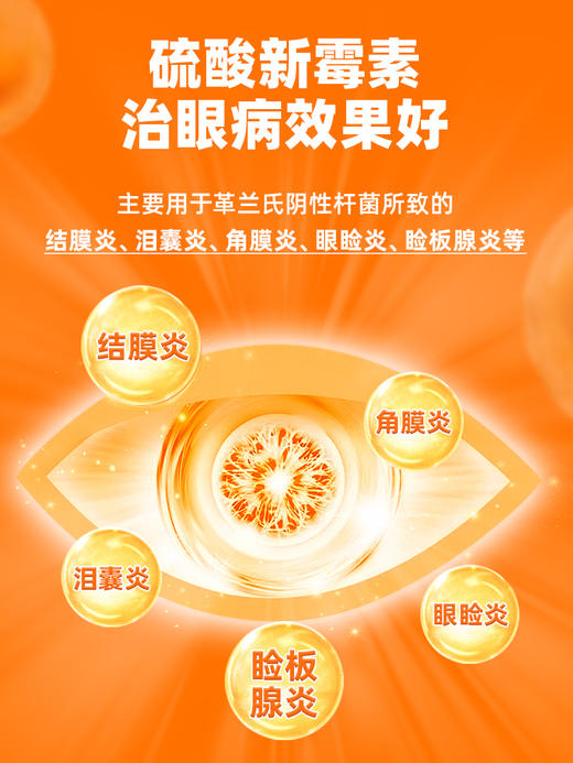 【买2送1】普安特猫咪眼药水狗狗用宠物眼睛发炎结膜炎流脓流贝朗明硫酸新霉素滴眼液滴眼液8ml 商品图2