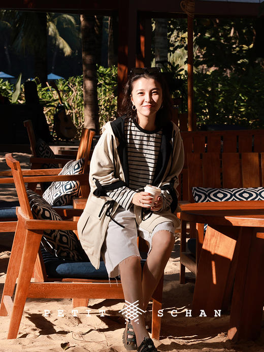 PETIT SCHAN小闪 CLO#484 merit student 三好学生 纯棉色织条纹基础长袖T恤/海魂衫 商品图2