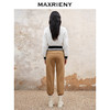 MAXRIENY美拉德配色针织休闲裤秋冬高腰褶皱工装裤子(货号:MS88PA505) 商品缩略图3