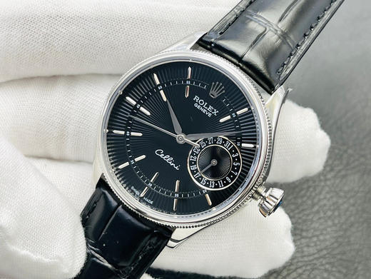 TWF劳li士切利尼系列。尺寸39*11.5mm，3165克隆机芯，蓝宝石镜面，鳄鱼皮表带，男士腕表，密底，自动机械机芯 商品图2