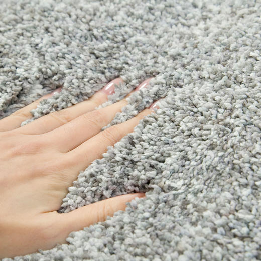 PB长毛绒地毯 素色 灰色 130x185 商品图5