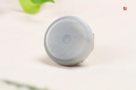 和田烟紫玉平安扣，配精美挂绳 商品图3