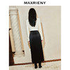 【东方玉兰-商场同款】MAXRIENY精致优雅复古感抽褶半裙2024春款(货号:MC85SK040) 商品缩略图3