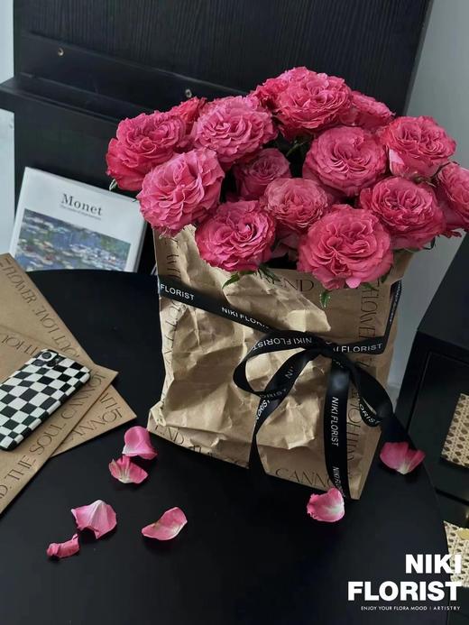 【可揉】牛皮英文袋-牛皮色（5个/包） 商品图5