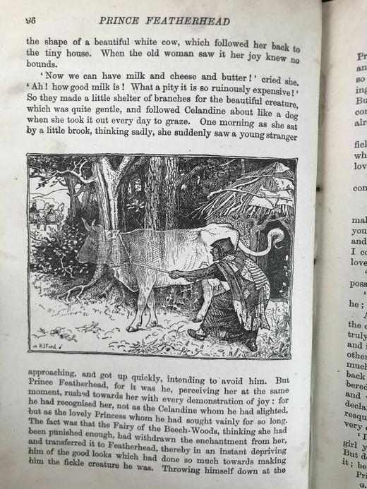 1918年 安德鲁·朗格《绿色童话书》 数十幅精美插图 漆布精装32开 商品图8