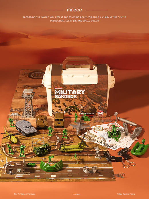 Mobee 火线穿越兵人礼盒兵人模型套装塑料沙盘士兵儿童打仗玩具 商品图5