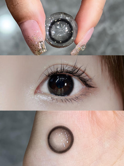 TICCMAY 圆溜溜/水光布丁 年抛 直径14.5 着色13.6 含水38% 基弧8.6 商品图1