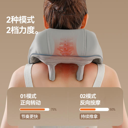 乐摩吧p5颈椎按摩器斜方肌按摩仪捶背披肩背部按摩器腰部肩部颈椎 商品图3