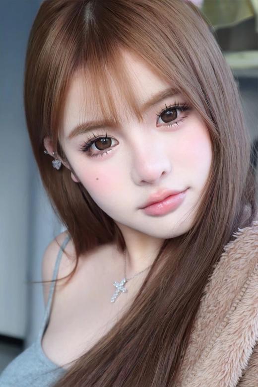 【大直径】Sheepcon-蜂蜜杏茶巧色-14.5mm【年抛 0-1000度 含525/575】 商品图4