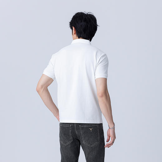 【新品上新】HX 夏季翻领短袖T恤S102422990101/02POLO杉 商品图2