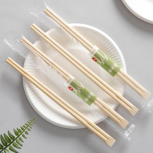 美丽雅一次性竹筷家用野餐聚会露营必备便携式筷子40双 商品图3