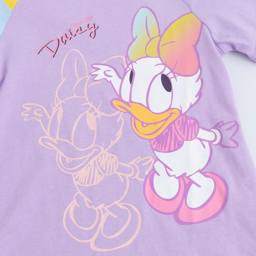 迪士尼童装女童短袖连衣裙夏季中小童卡通包包裙子 商品图11