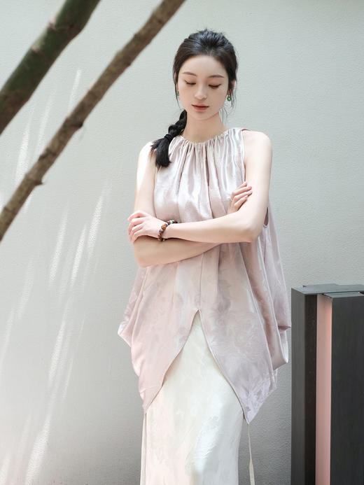 盛唐牡丹 |真丝芙蓉花上衣 商品图3