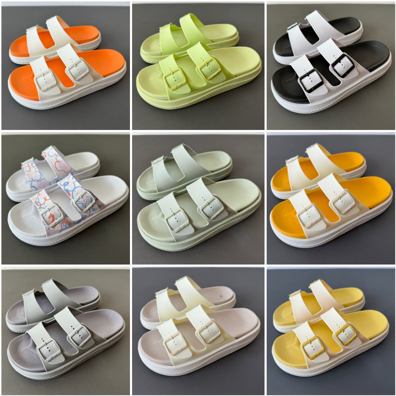 LINING李宁2024新款男女潮流休闲运动凉拖鞋AGAU012