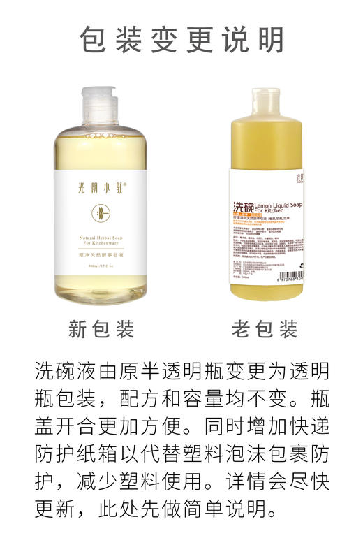 柠檬清新天然厨事皂液 （洗碗皂液）【产地直发】@光阴小驻 商品图1