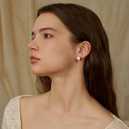 ARSIS｜星夜系列 丝光星月两戴耳钉 商品图3