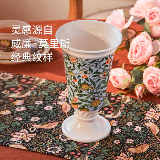 简小姐精选芍药季手工花瓶  JOYYE卓艺联名V8A博物馆授权产品 威廉莫里斯高足花器  下单5天发货 商品图7