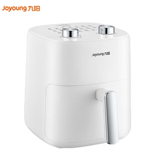 九阳（Joyoung）空气炸锅大容量家用炸薯条机无油煎炸空气炸锅 KL50-J661【5L 双旋钮 白色】 商品图1