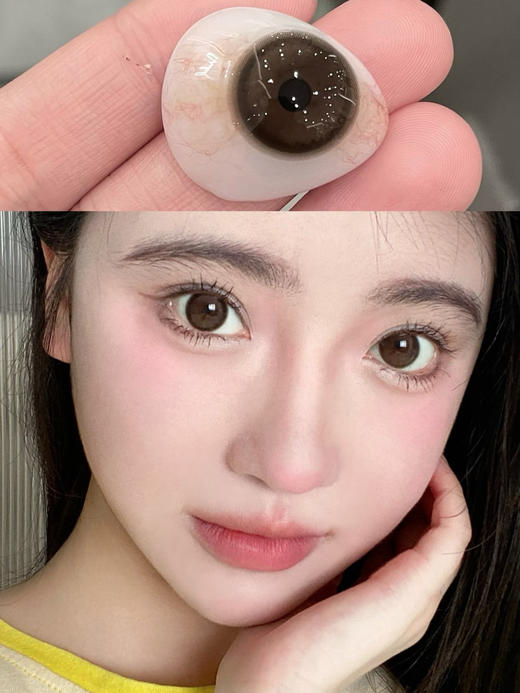 TICCMAY 圆溜溜/水光布丁 年抛 直径14.5 着色13.6 含水38% 基弧8.6 商品图6