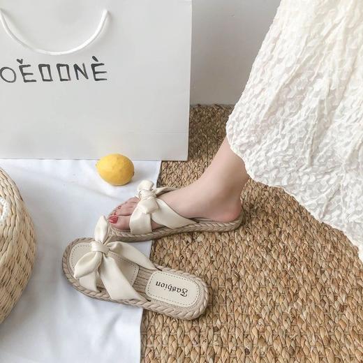 夏天温柔配裙子凉鞋仙女风潮2023年新款夏季学生平底沙滩sjmh25 商品图1