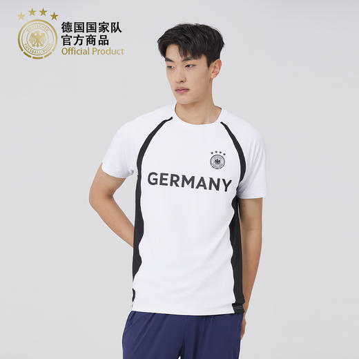 德国国家队官方商品 | 黑白拼色休闲百搭T恤短袖运动户外足球迷 商品图3