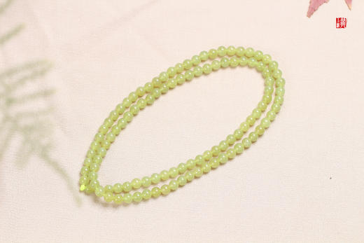 和田黄玉珠串 商品图0