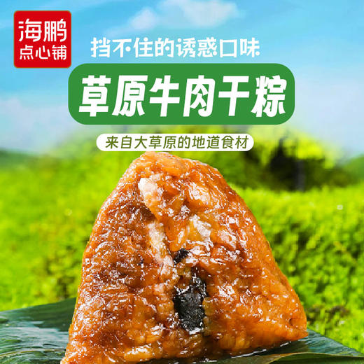 【自选专区】海鹏草原牛肉干粽80g*2 商品图1