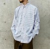 DA1WA 39立体剪裁廓形条纹衬衫 CITY BOY宽松长袖衬衫外套  CS204 商品缩略图2