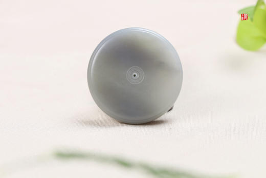 和田烟紫玉平安扣，配精美挂绳 商品图0