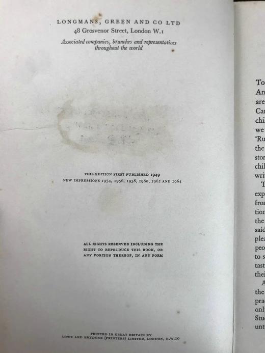 1964年 安德鲁·朗格《蓝色童话书》 数十幅精美插图 精装32开 商品图4