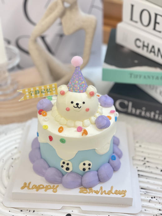 四寸熊动物奶油蛋糕 下单前请仔细阅读商品详情 商品图0
