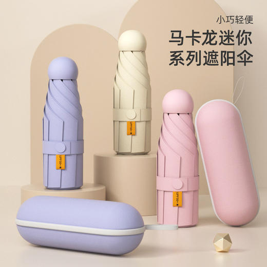 【升级伞面加大，晴雨两用】雨伞折叠伞高级感太阳伞防晒防紫外线，晴雨两用伞五折遮阳伞胶囊伞，坚固8K伞架，牢固升级，伞面更大-lm！-ry 商品图2