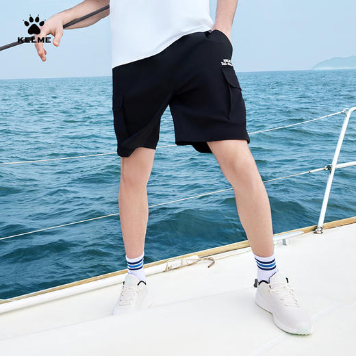 卡尔美艺术风帆系列夏男士梭织五分裤 商品图0