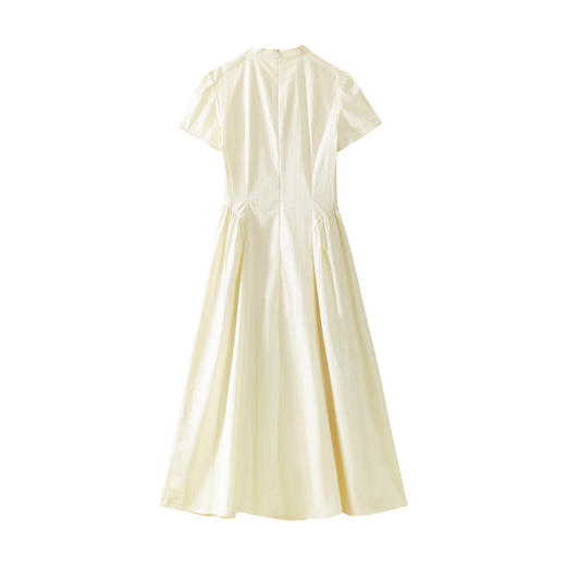 鹿向南 「竹韵云烟」新中式显瘦连衣裙夏季新款温柔气质长裙L36136 商品图1