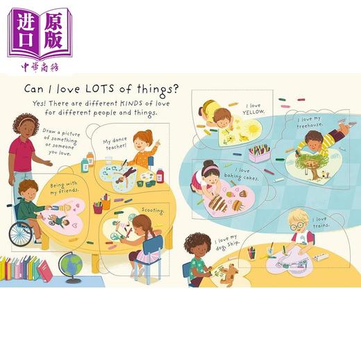 【中商原版】尤斯伯恩你问我答 爱是什么 Very First Questions & Answers What is love英文原版 纸板书 亲子绘本 儿童图画书 商品图2