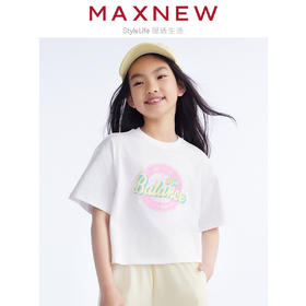【T恤】童装云感棉复古印花短款T恤 1N2361215