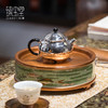 臻宝堂银壶999足银泡茶壶纯手工容天小茶壶纯银锤纹经典款单壶高端茶具 容天(经典款) 容量约 150ml 重约118克 商品缩略图4