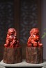 精雕狮子°拆房老料摆件（对） 商品缩略图4