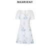 【英式雅皮士-商场同款】MAXRIENY复古蕾丝刺绣散钻连衣裙2024春(货号:MC85DR079) 商品缩略图4