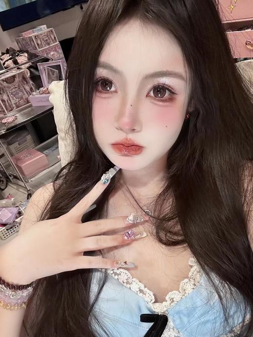 【大直径】Agenscolor-莫奈粉咖-14.5mm【年抛 0-1000度 无525/575】 商品图7