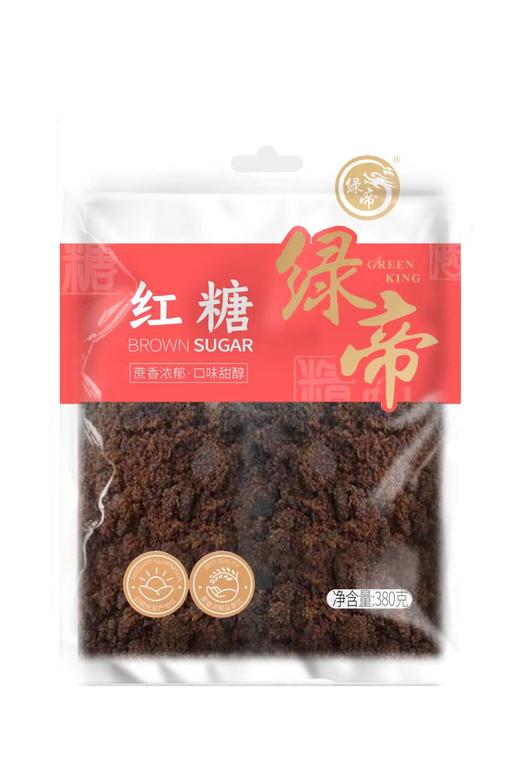 绿帝红砂糖380g 商品图0