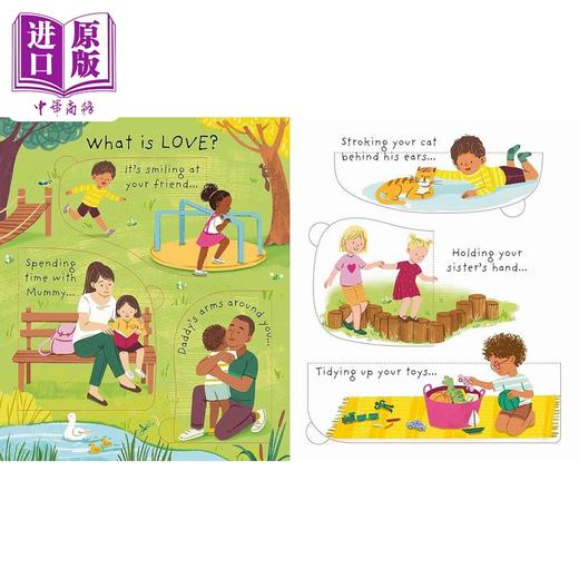 【中商原版】尤斯伯恩你问我答 爱是什么 Very First Questions & Answers What is love英文原版 纸板书 亲子绘本 儿童图画书 商品图3
