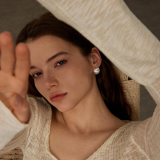 ARSIS｜星夜系列 丝光星海耳钉 商品图6